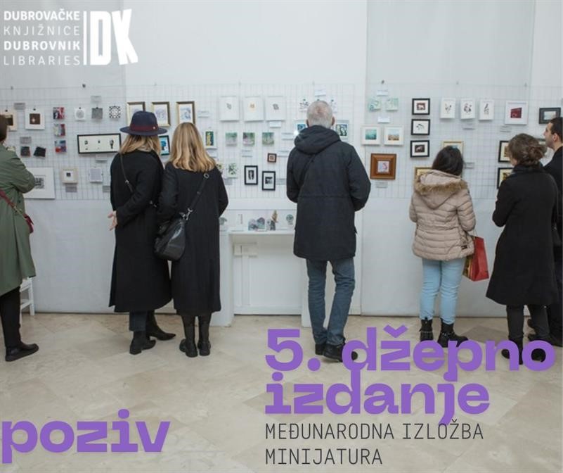 POZIV za sudjelovanje: Međunarodna izložba minijatura „5. džepno izdanje“