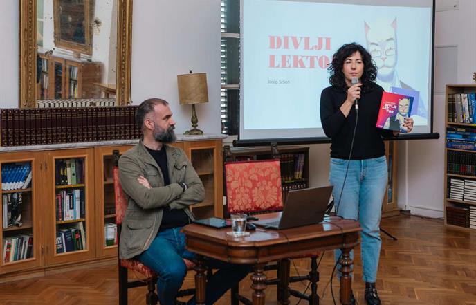 Predstavljen strip „Divlji lektor“ autora Josipa Sršena
