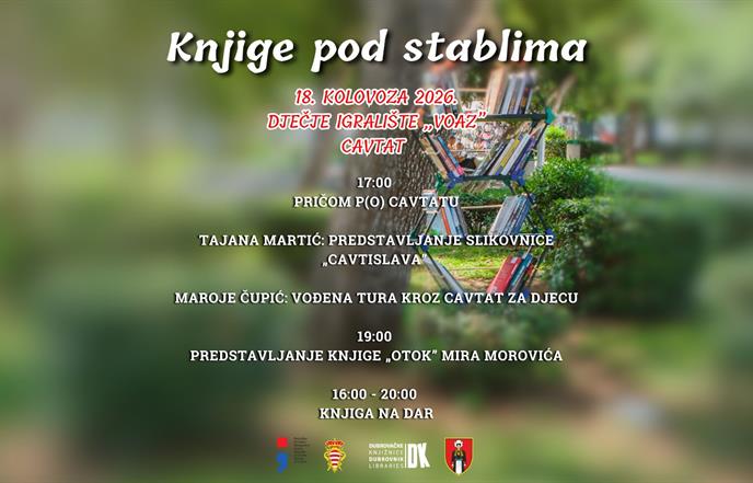 „ Knjige pod stablima“ u Cavtatu: priče za najmlađe i napeta otočna proza