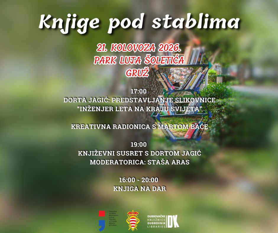 „Knjige pod stablima“: Dorta Jagić stiže u Gruž