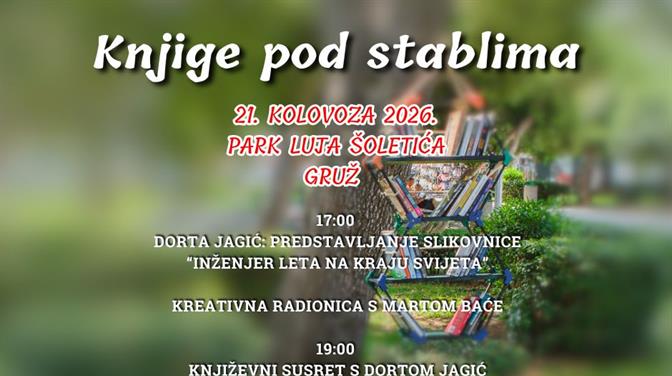 „Knjige pod stablima“: Dorta Jagić stiže u Gruž