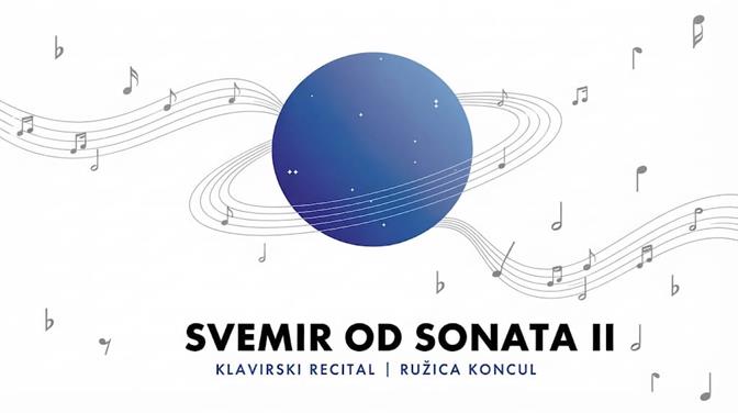 Klavirski recital Ružice Koncul „Svemir od sonata II“ u Saloči od zrcala