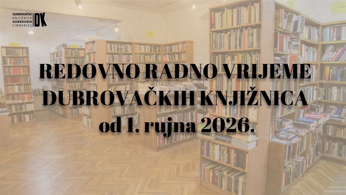 Redovno radno vrijeme za korisnike od 1. rujna 2026. godine