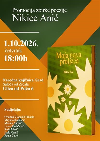 Nikica Anić predstavlja „Moja nova proljeća“ – 86 pjesama o svijetu, ljubavi i novim buđenjima