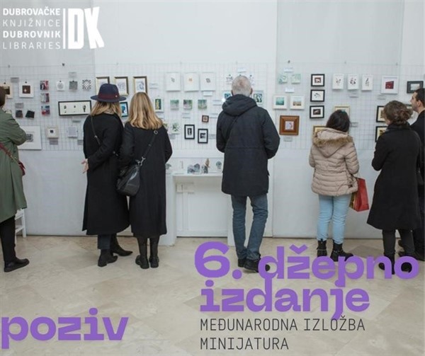 POZIV za sudjelovanje: Međunarodna izložba minijatura „6. džepno izdanje“  - Rok: 30.11.2026.